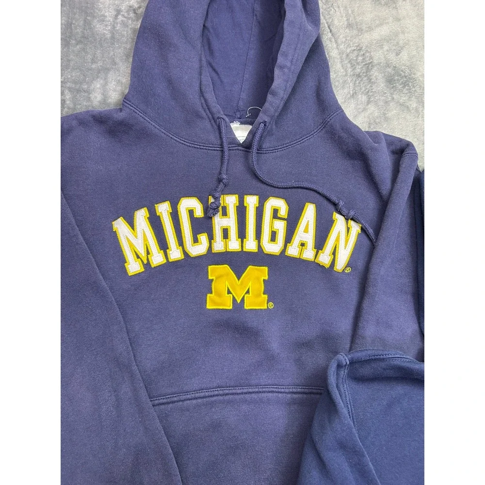 Michigan Wolverines Blue Hoodie‎ Kids Size Medium NCAA College Football Bundle